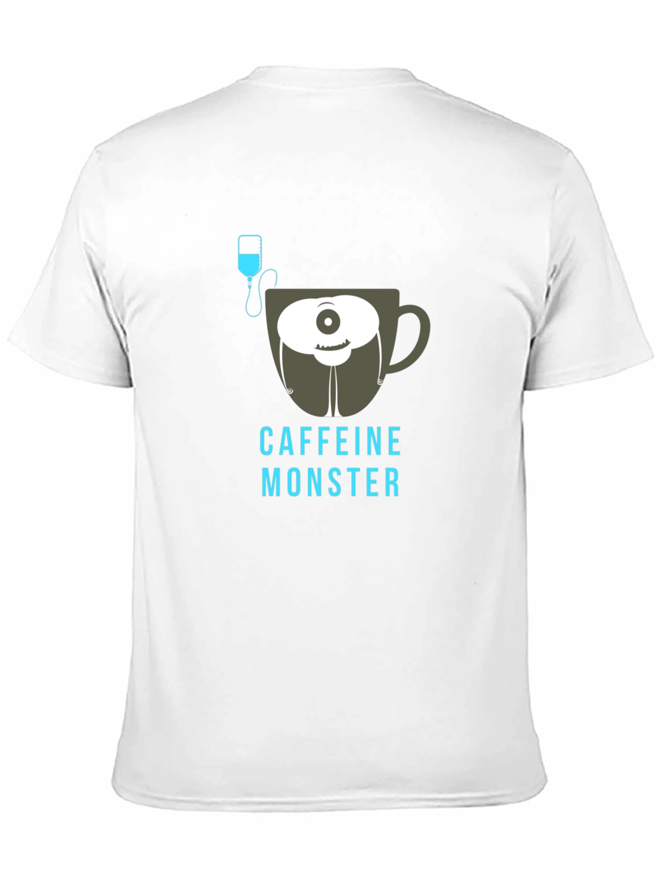 Caffeine Monster T-Shirt - Black Graphic Tee