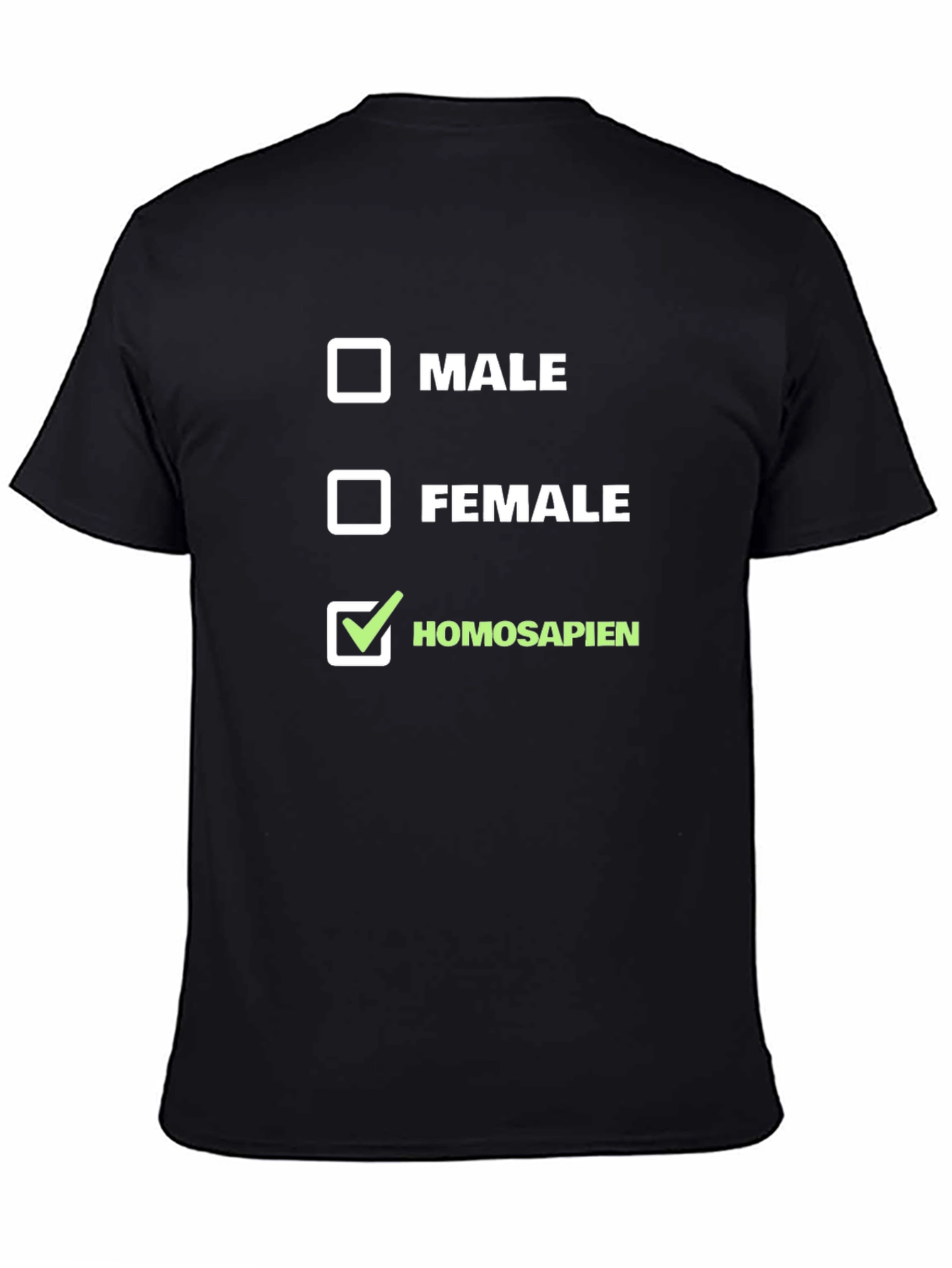 Homo Sapien T-Shirt - Checkbox Design
