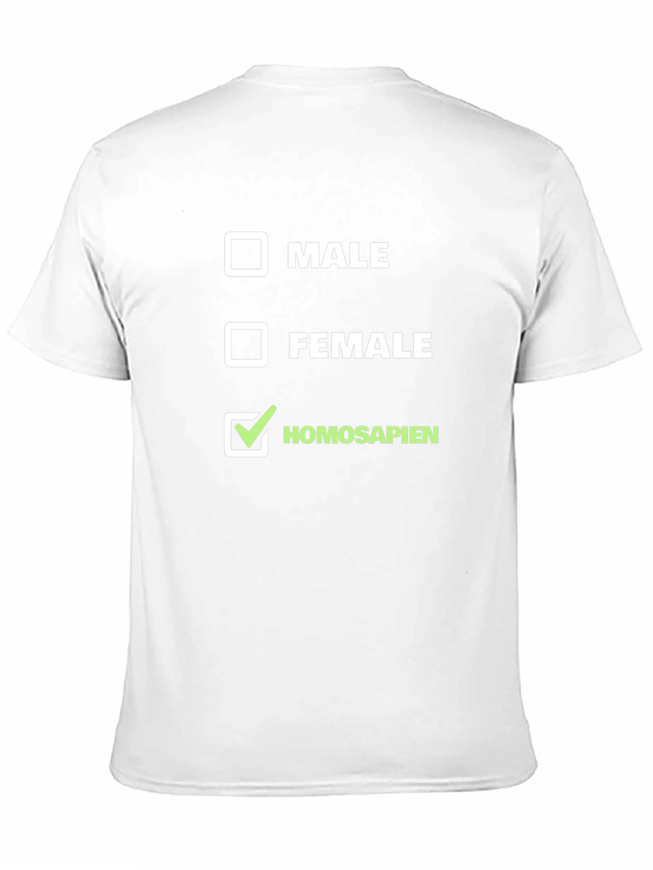 Homo Sapien T-Shirt - Checkbox Design