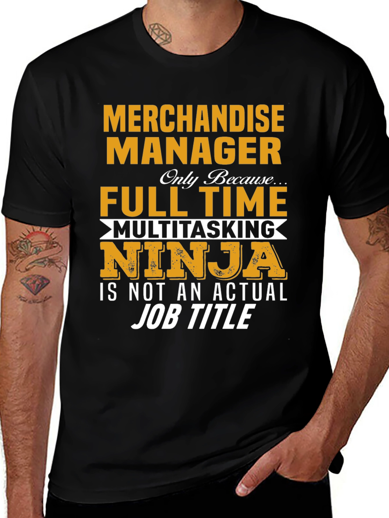Merchandise Manager Full Time Ninja T-Shirt