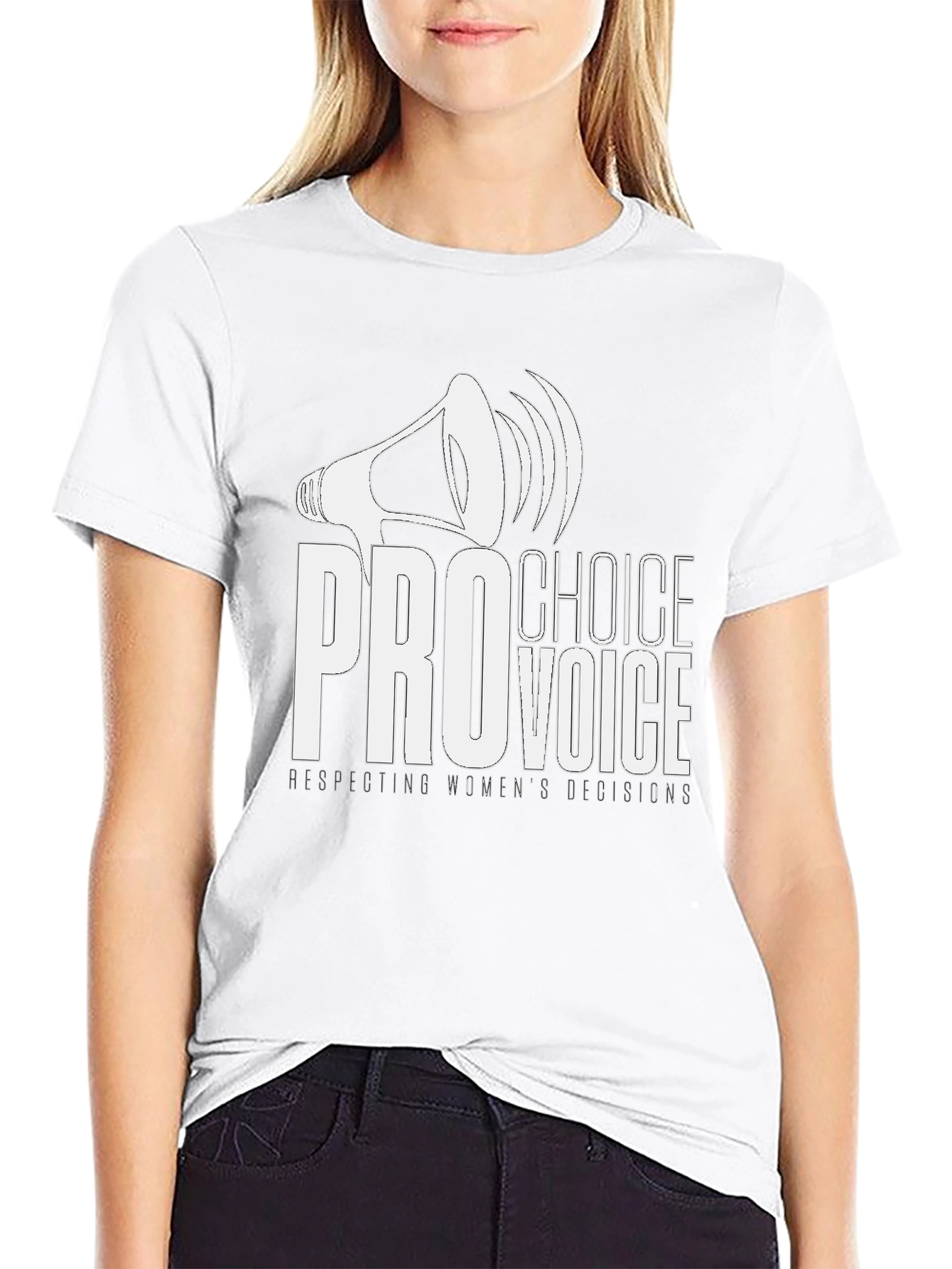 Pro Choice Voice T-Shirt - Respect Womens Decisions