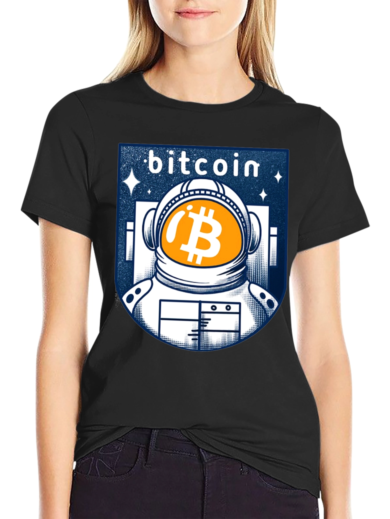 Bitcoin Astronaut Graphic T-Shirt
