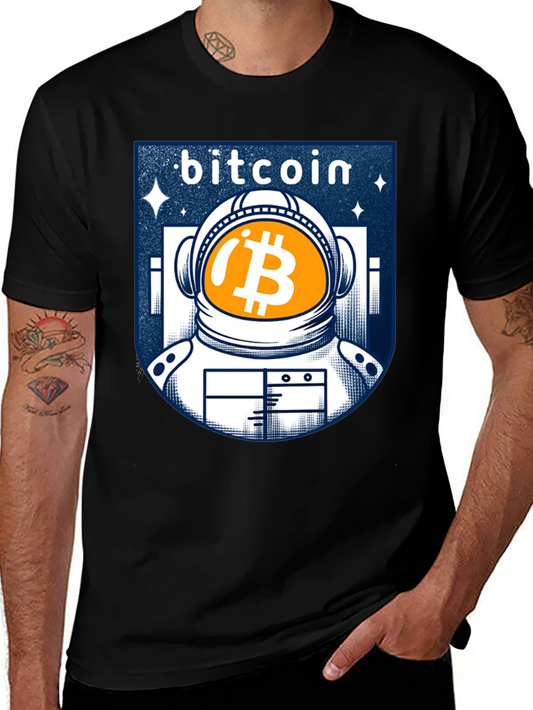 Bitcoin Astronaut Graphic T-Shirt