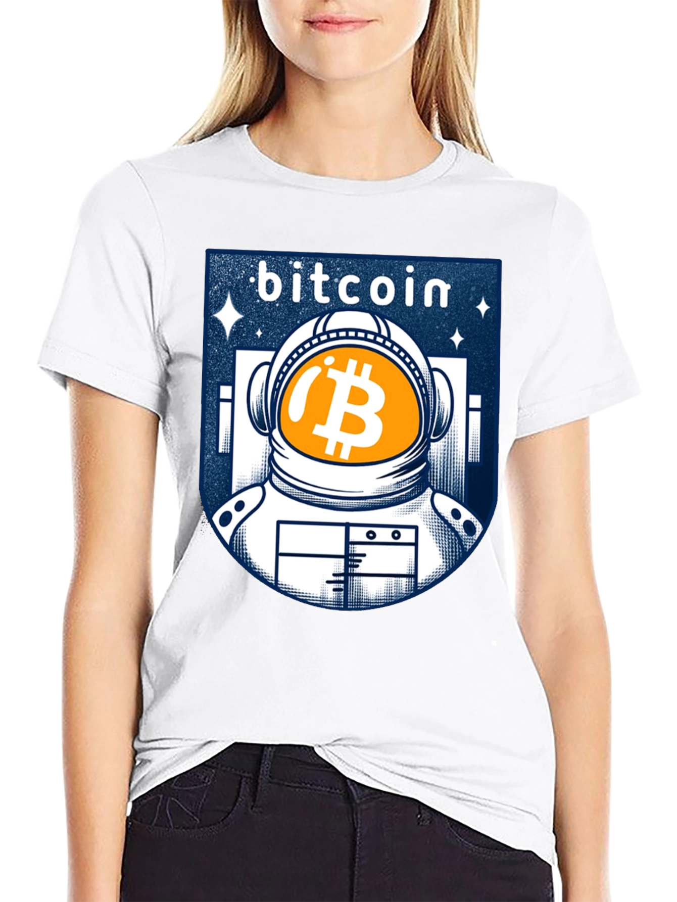 Bitcoin Astronaut Graphic T-Shirt
