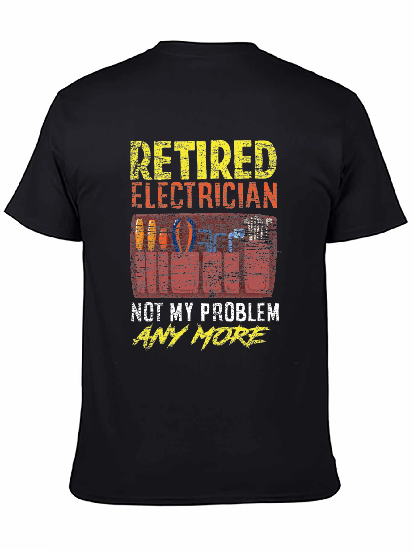 Retired Electrician T-Shirt - Funny Retirement Gift