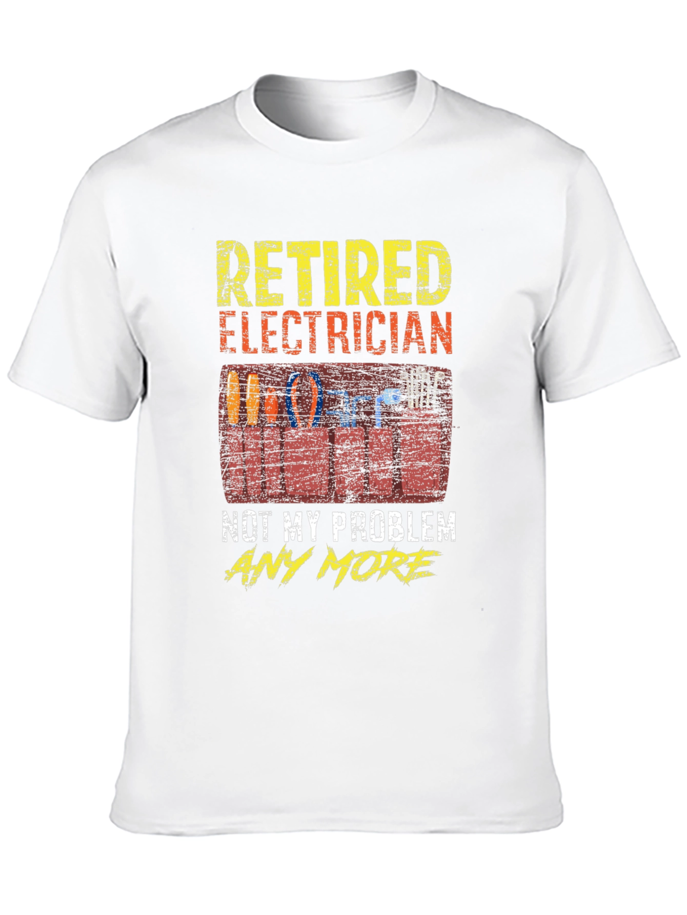 Retired Electrician T-Shirt - Funny Retirement Gift
