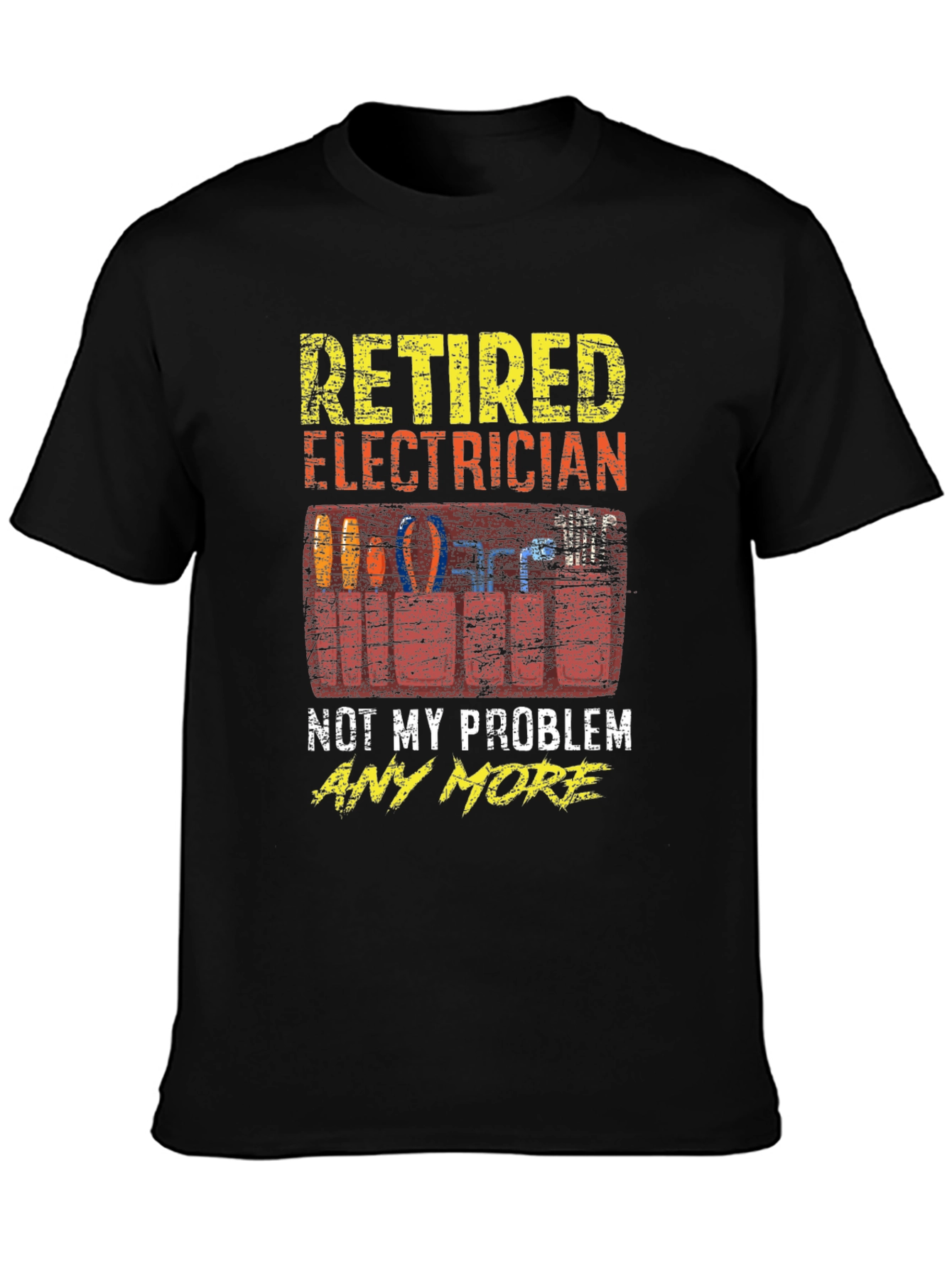 Retired Electrician T-Shirt - Funny Retirement Gift