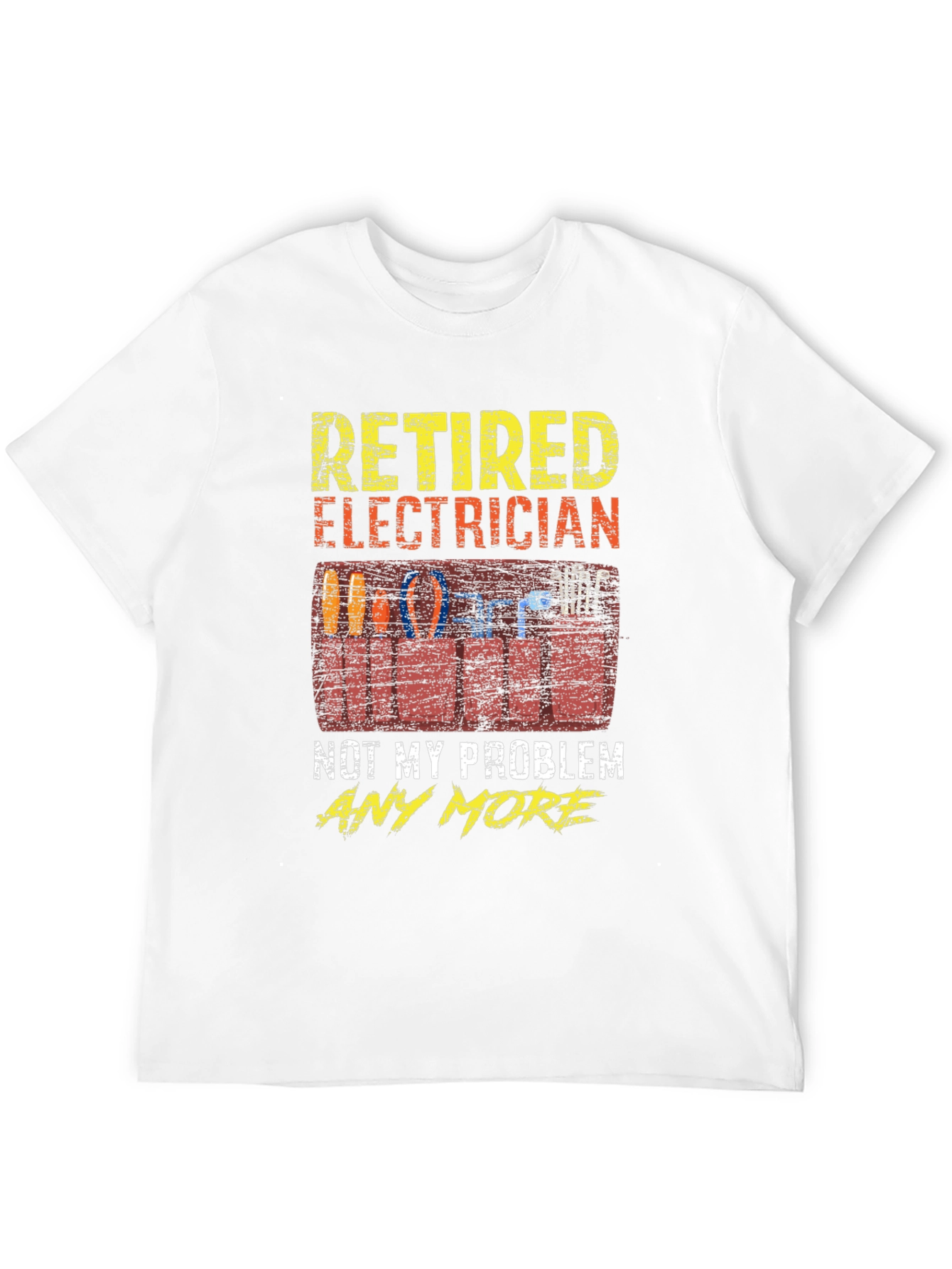 Retired Electrician T-Shirt - Funny Retirement Gift