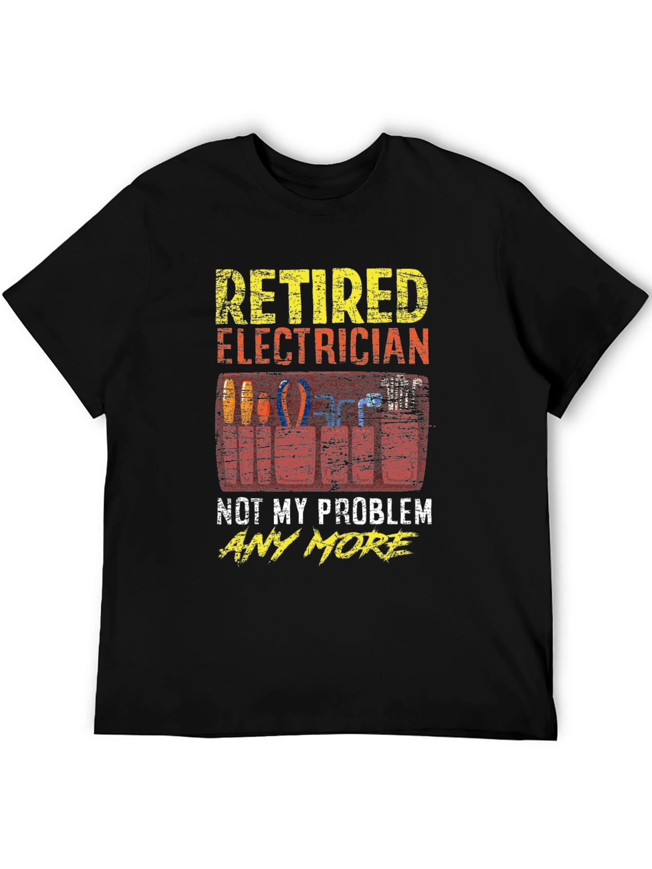 Retired Electrician T-Shirt - Funny Retirement Gift