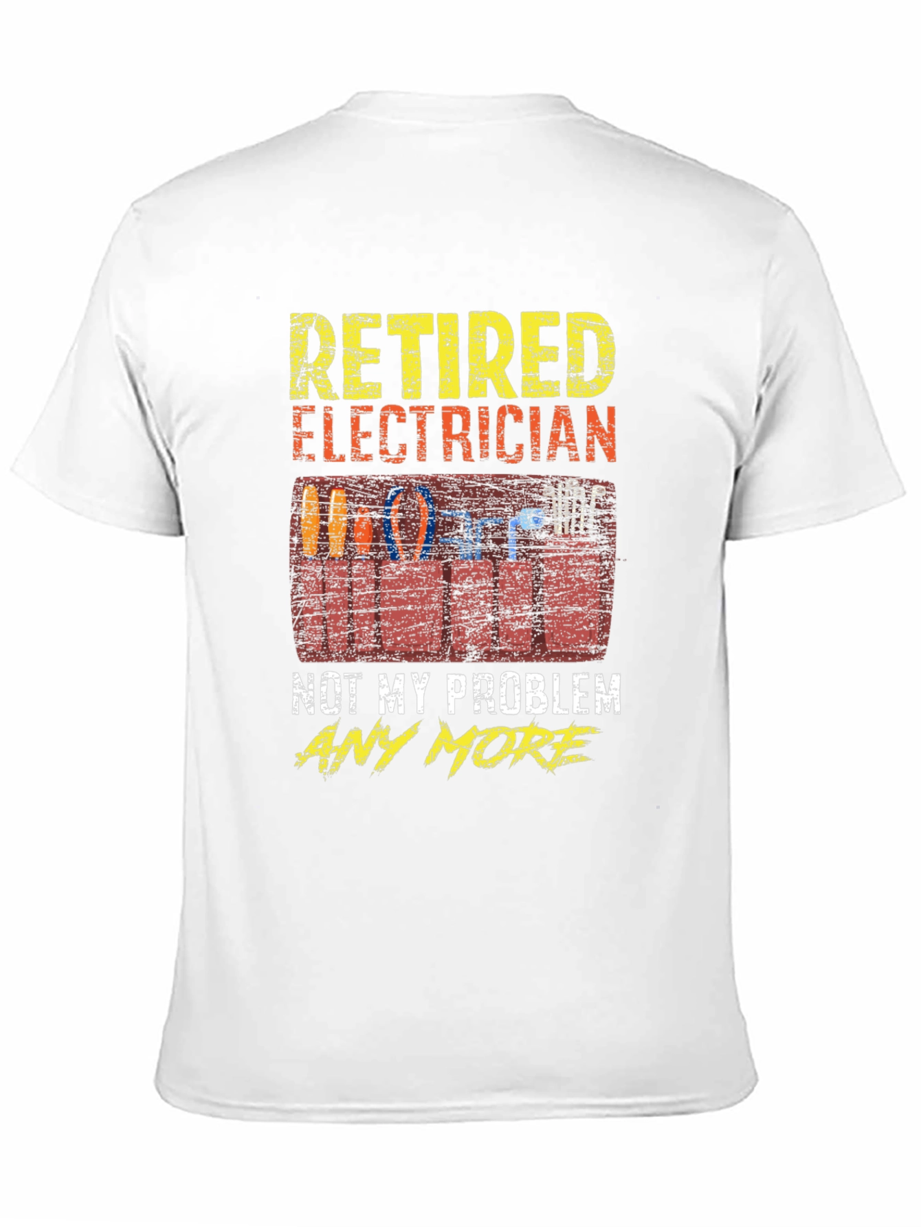 Retired Electrician T-Shirt - Funny Retirement Gift