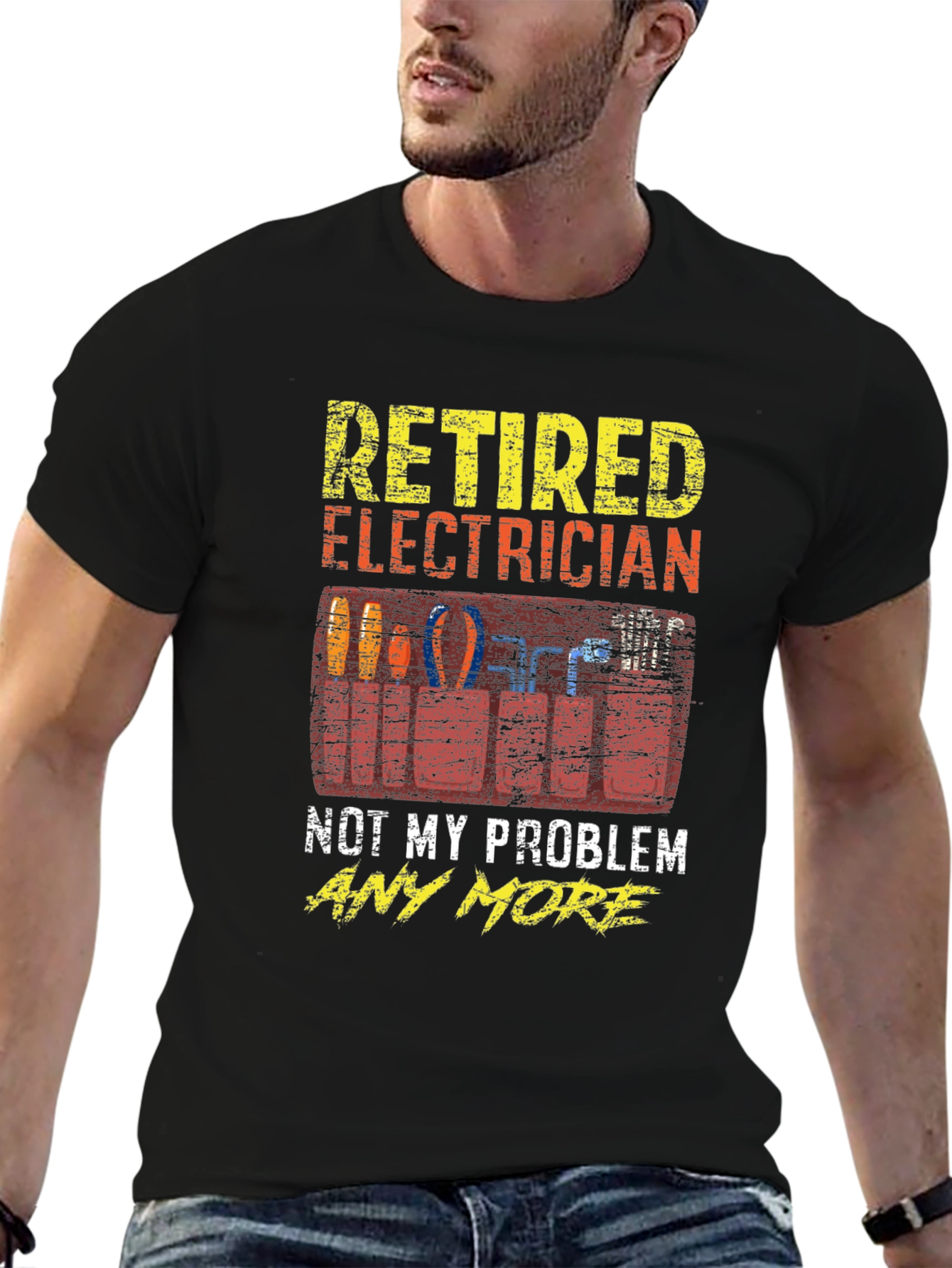 Retired Electrician T-Shirt - Funny Retirement Gift