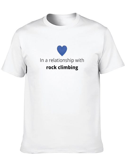 Rock Climbing Relationship Graphic Tee - Black