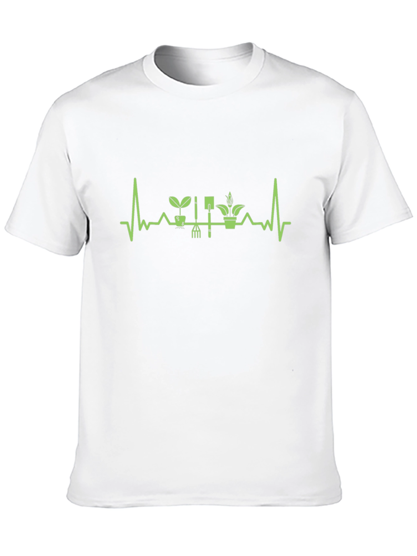 Gardening Heartbeat T-Shirt - Love Plants!