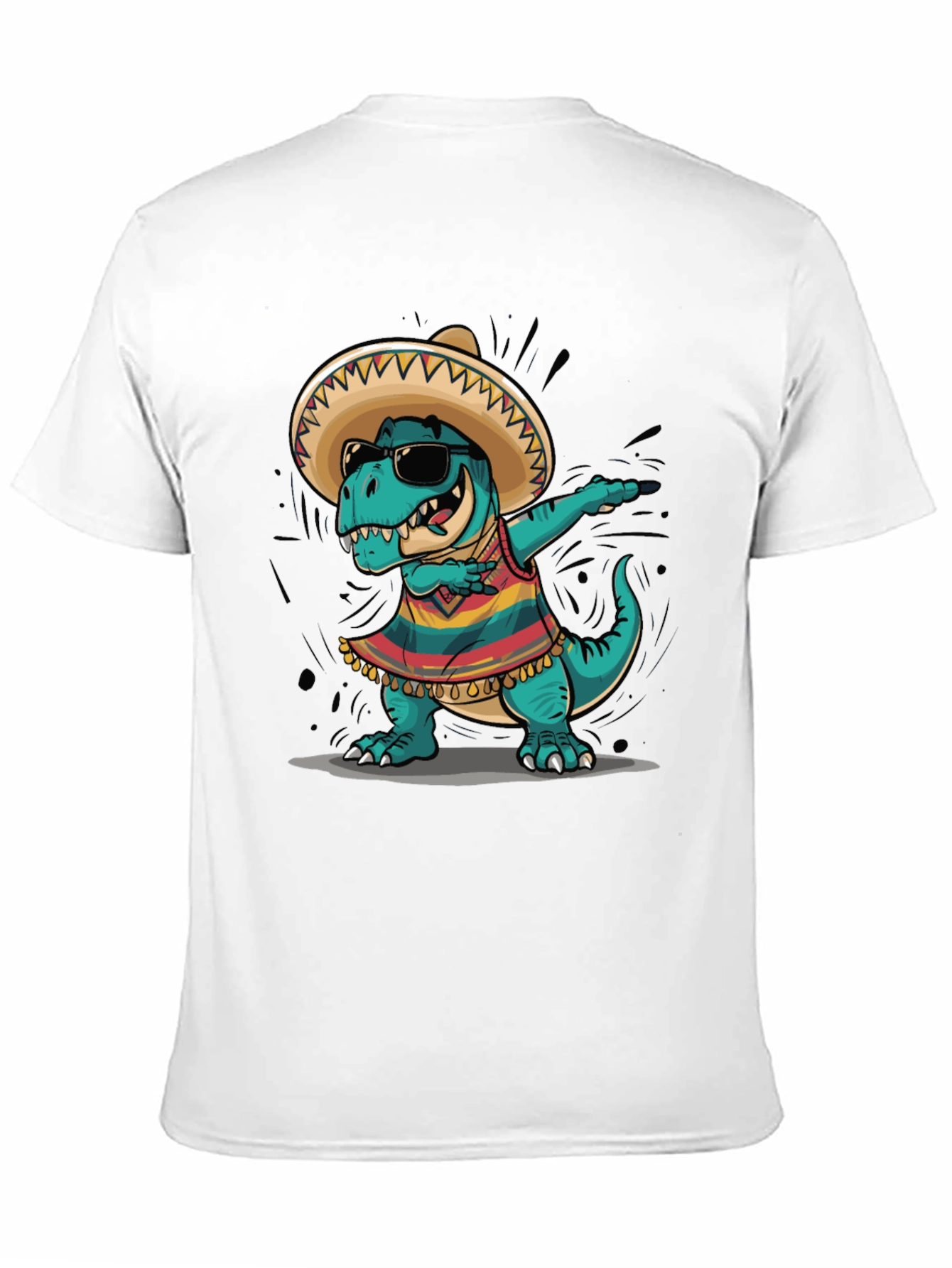 Dabbing Dinosaur Fiesta T-Shirt
