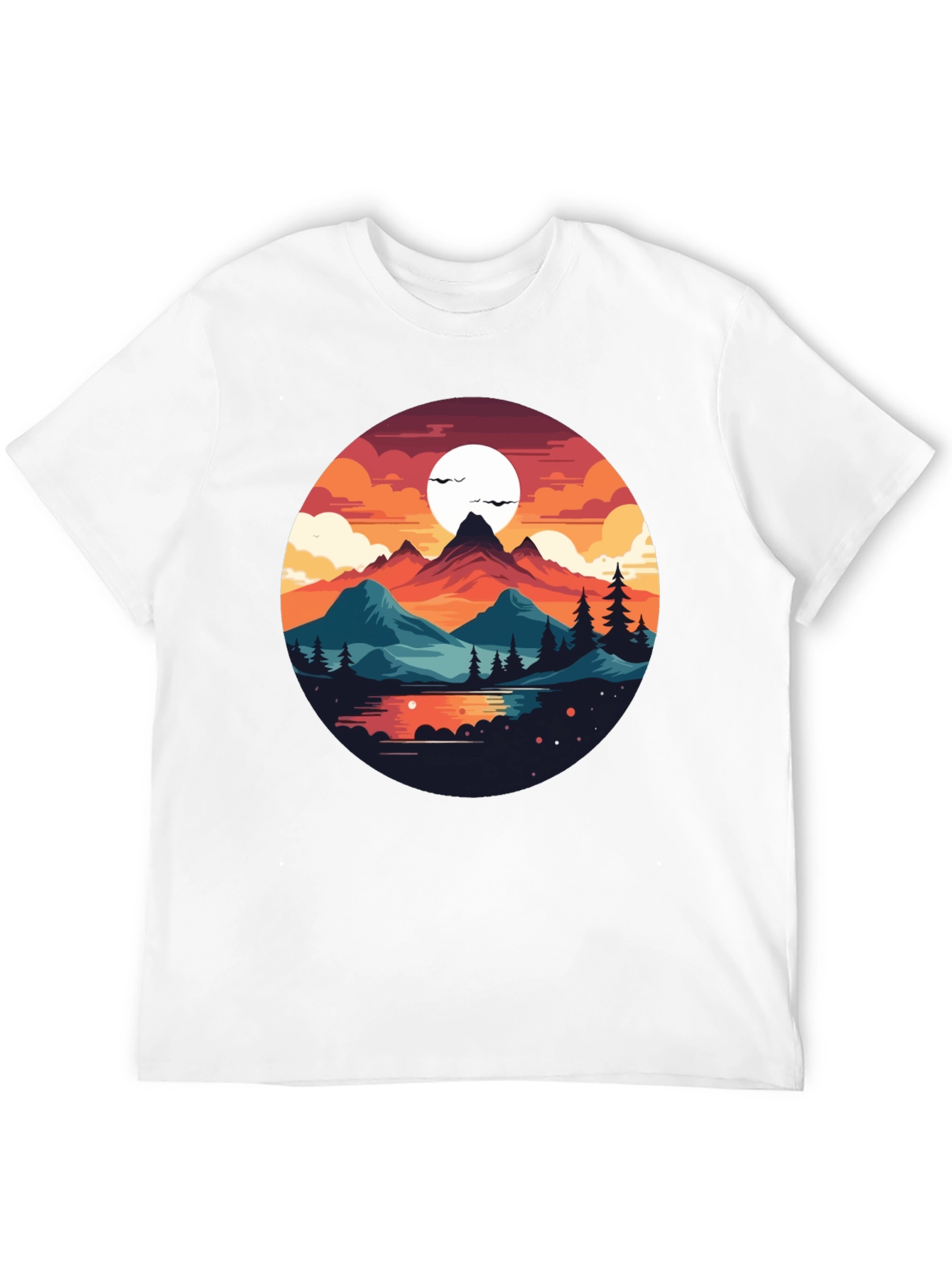 Scenic Mountainscape Graphic Tee