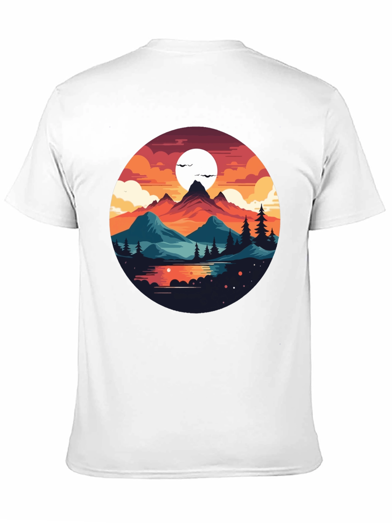 Scenic Mountainscape Graphic Tee