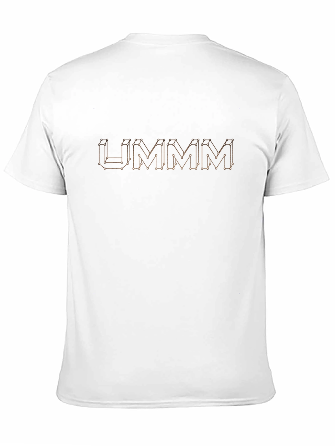 UMMM 3D Graphic Black T-Shirt
