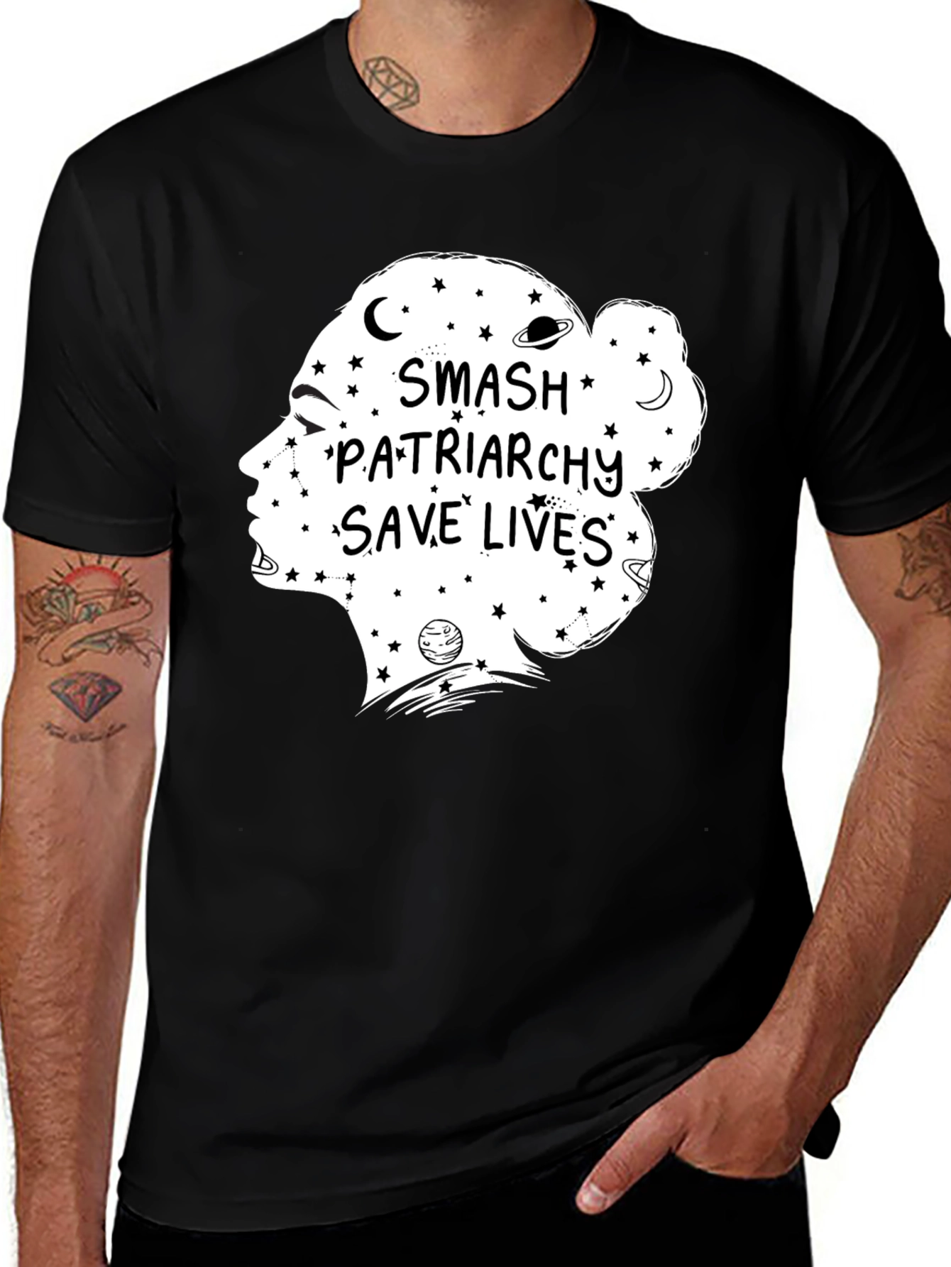 Smash Patriarchy Save Lives Graphic Tee