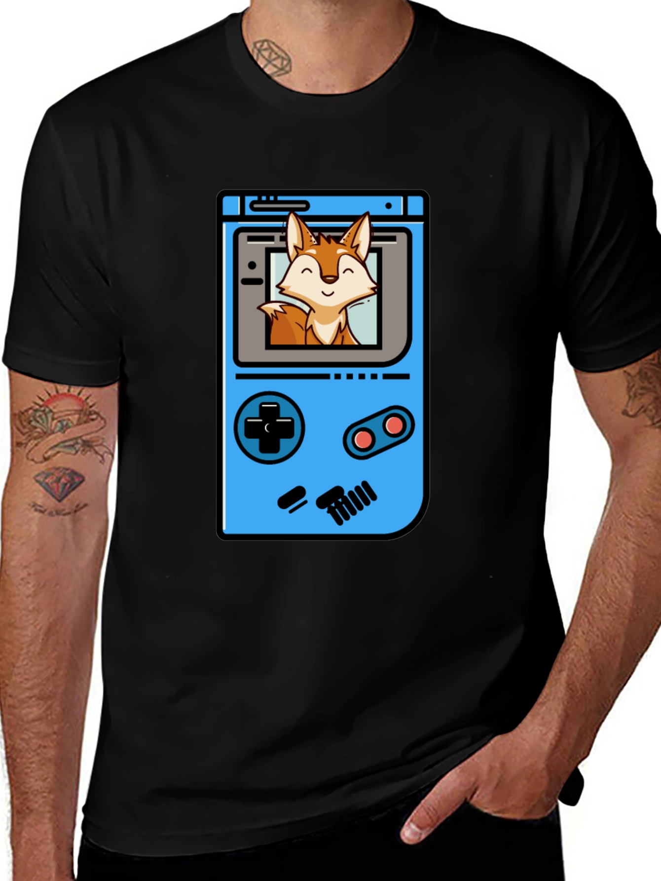 Retro Gaming Fox T-Shirt
