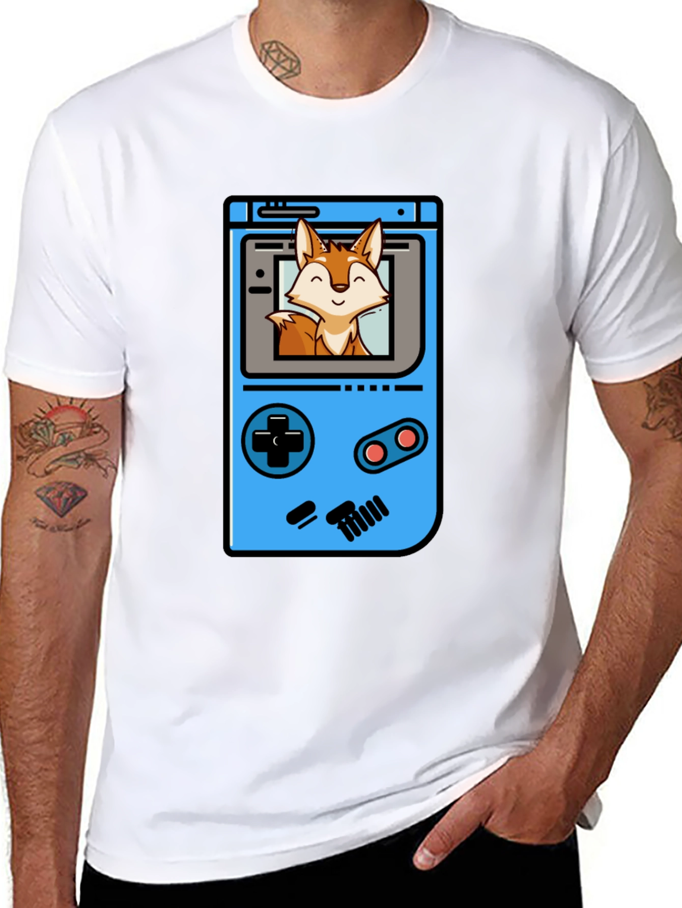 Retro Gaming Fox T-Shirt
