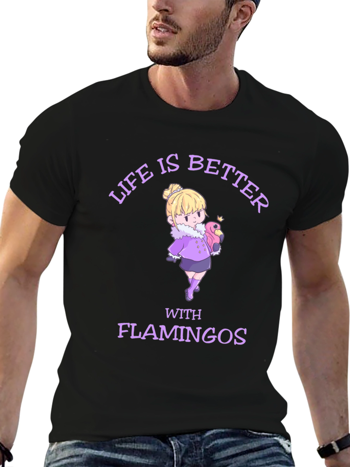 Life is Better with Flamingos T-Shirt