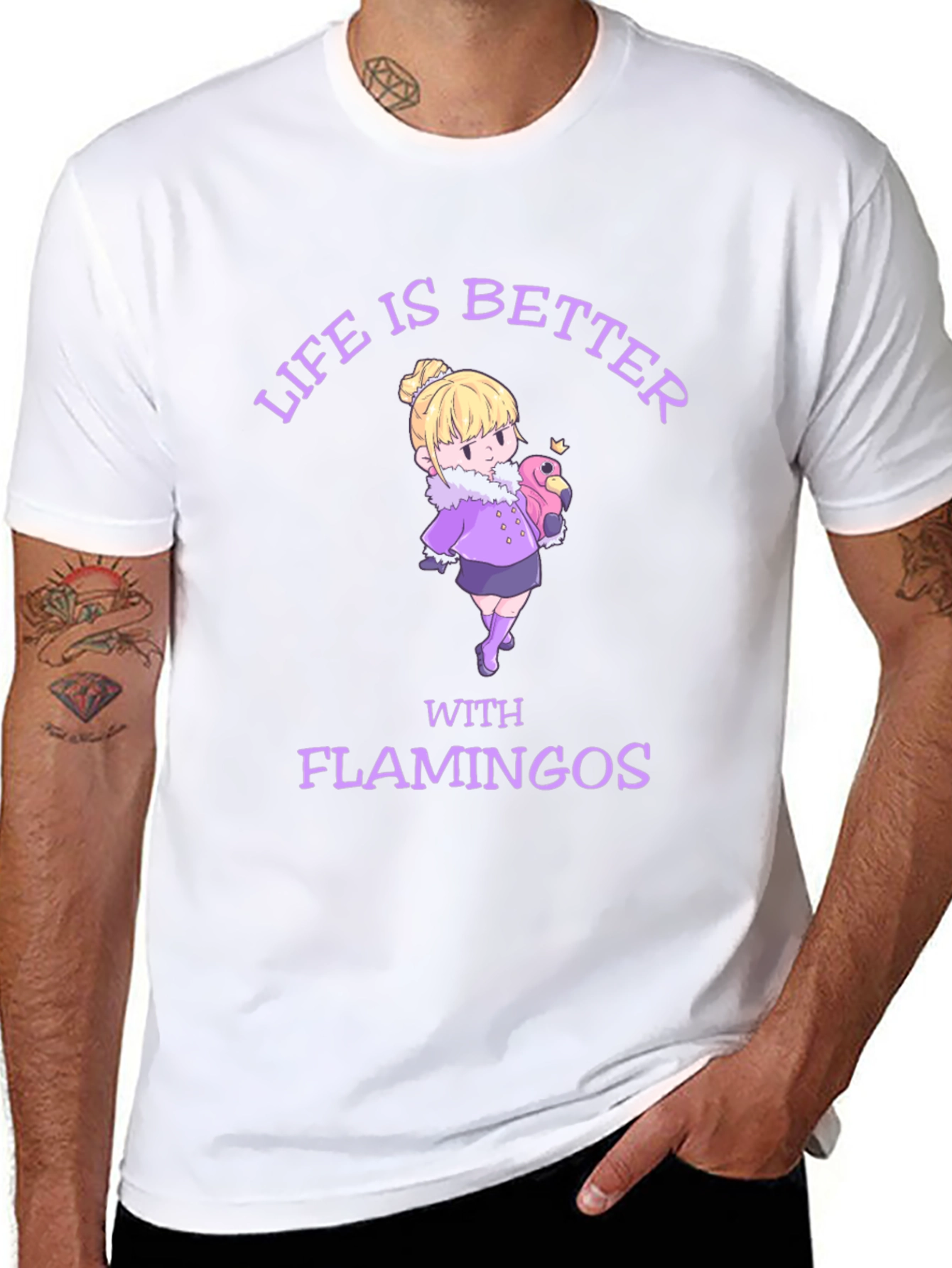 Life is Better with Flamingos T-Shirt