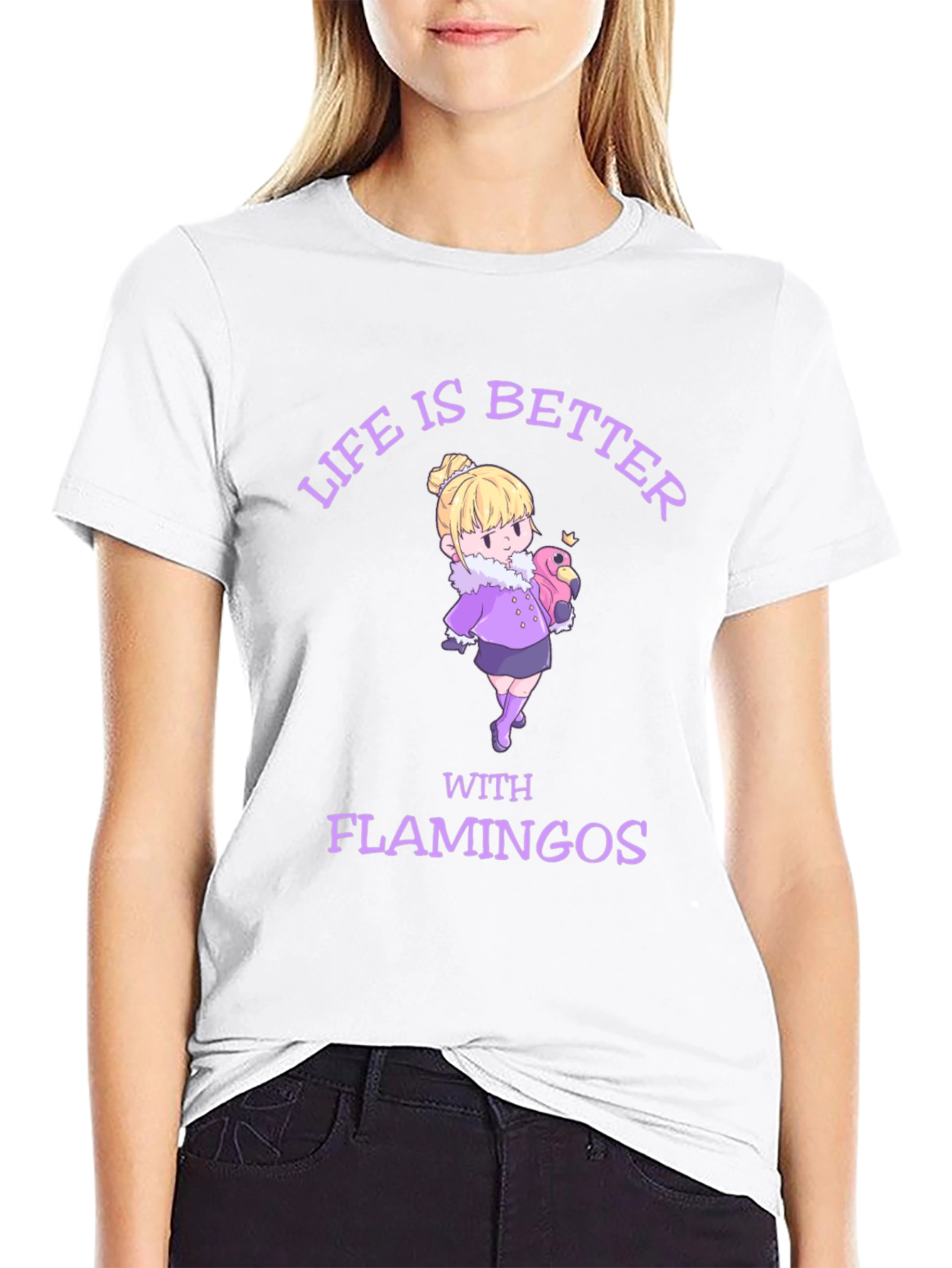 Life is Better with Flamingos T-Shirt