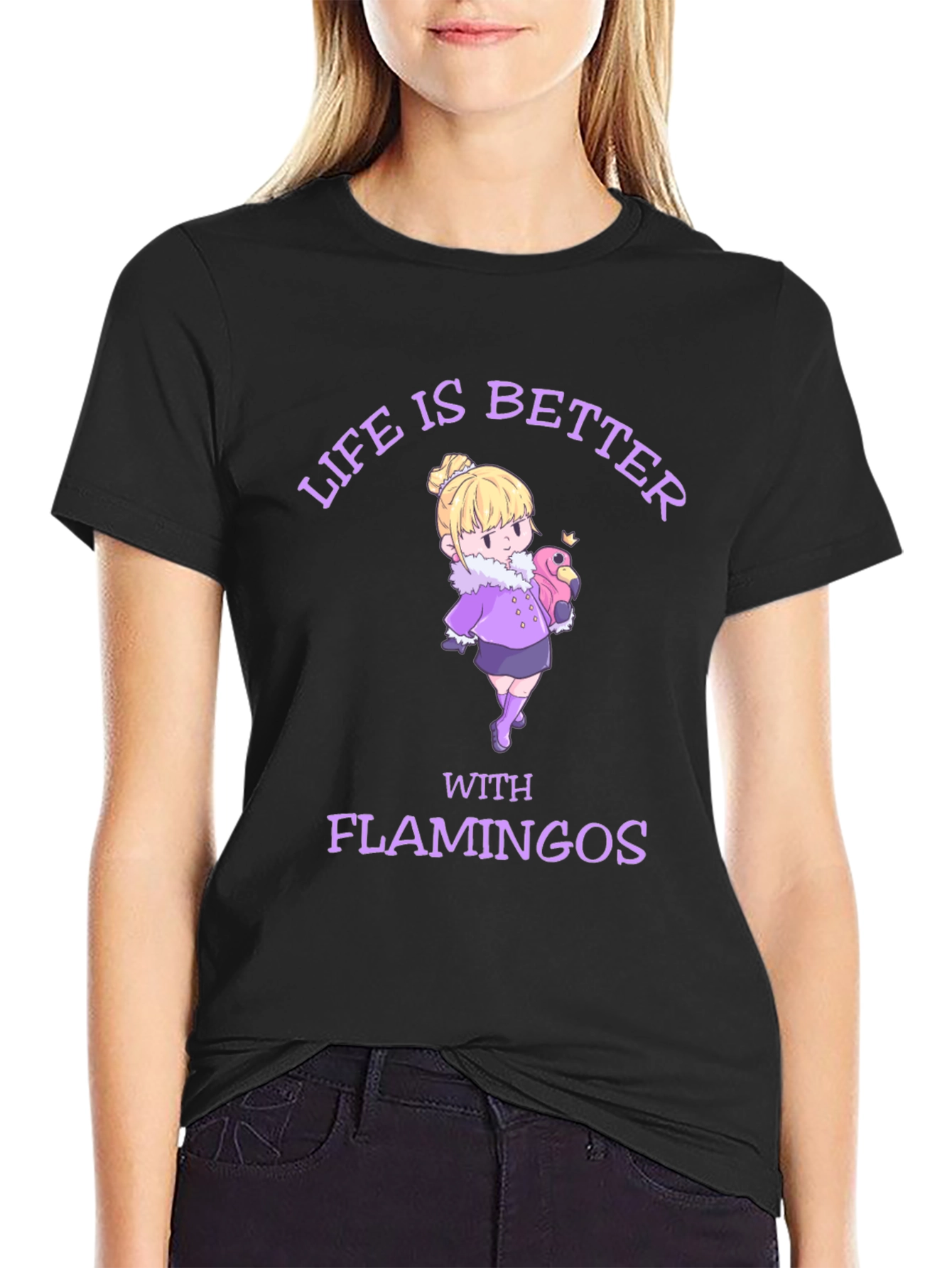 Life is Better with Flamingos T-Shirt