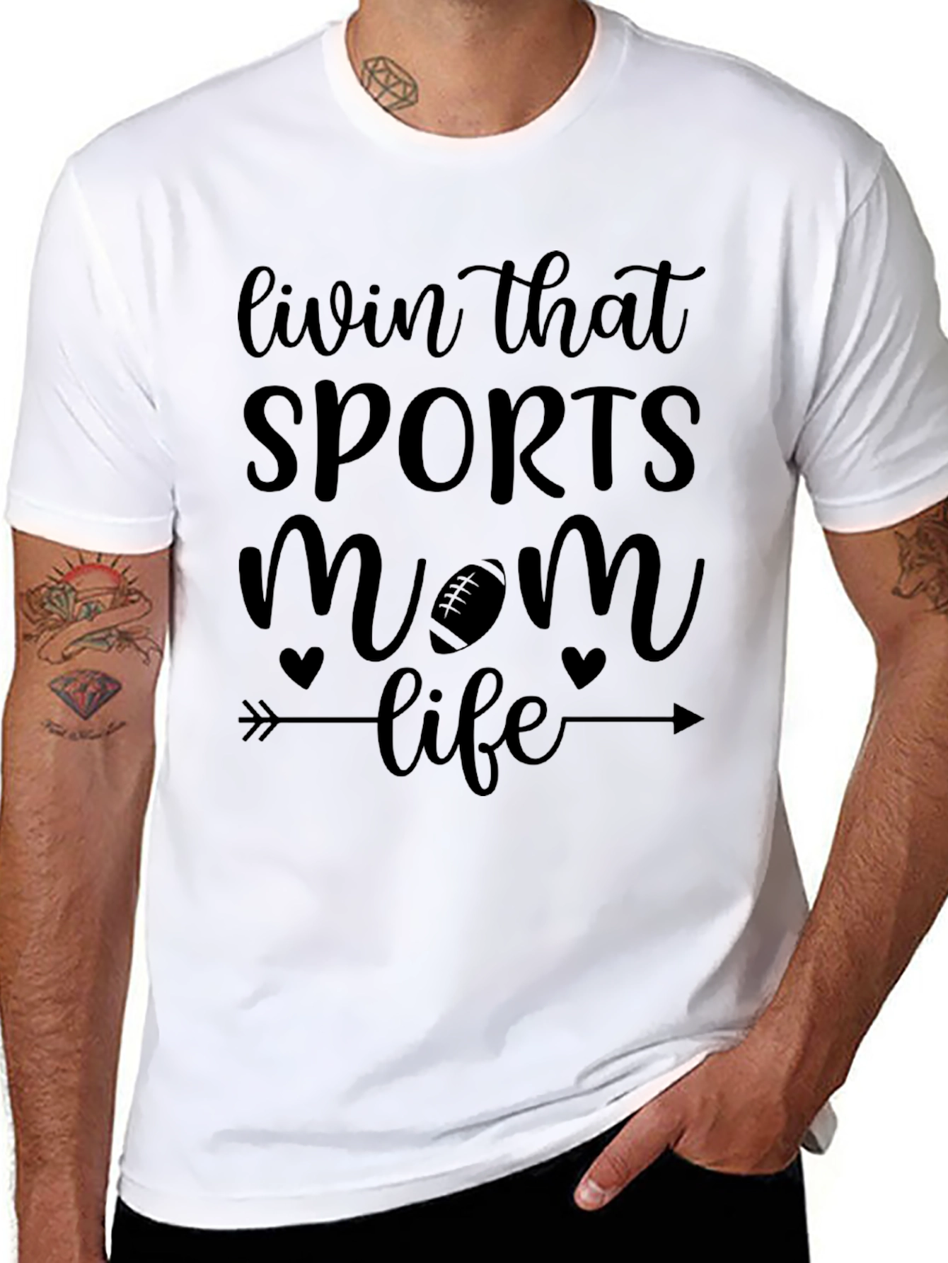 Sports Mom Life Graphic Tee
