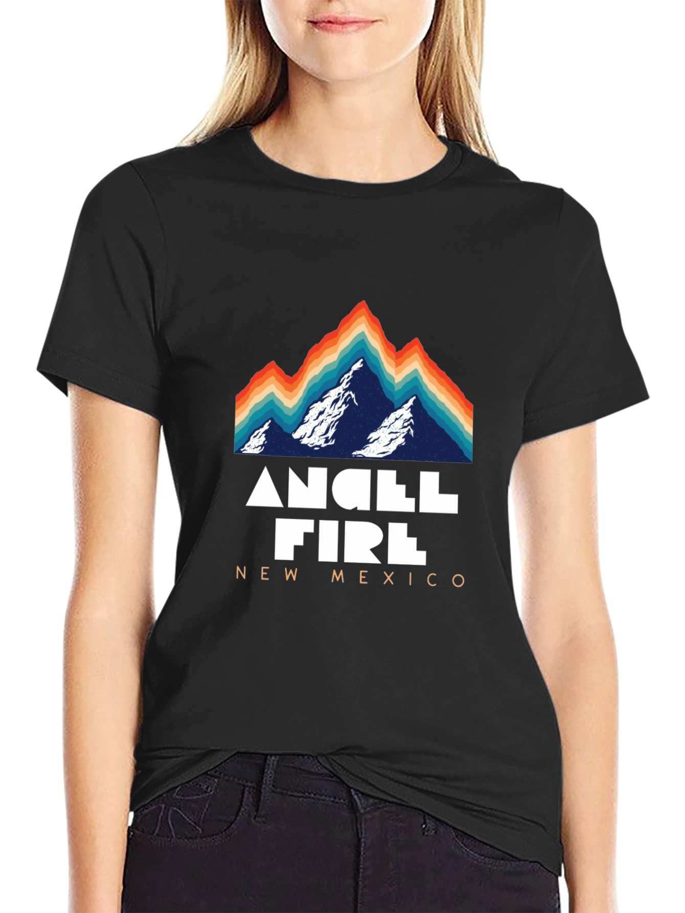 Angel Fire New Mexico Retro T-Shirt