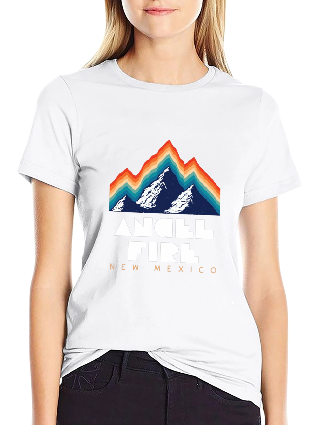 Angel Fire New Mexico Retro T-Shirt