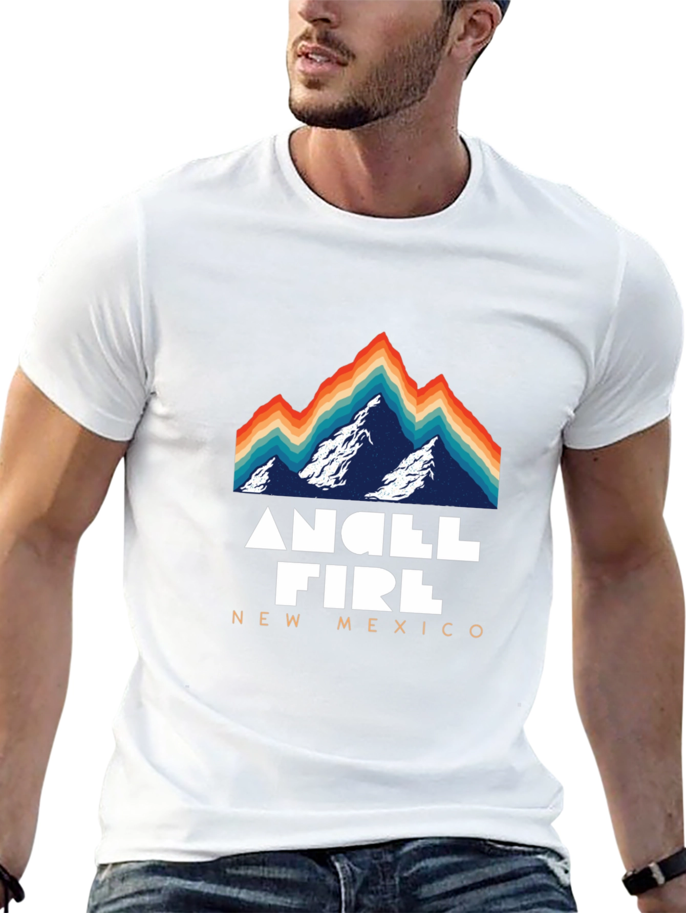 Angel Fire New Mexico Retro T-Shirt