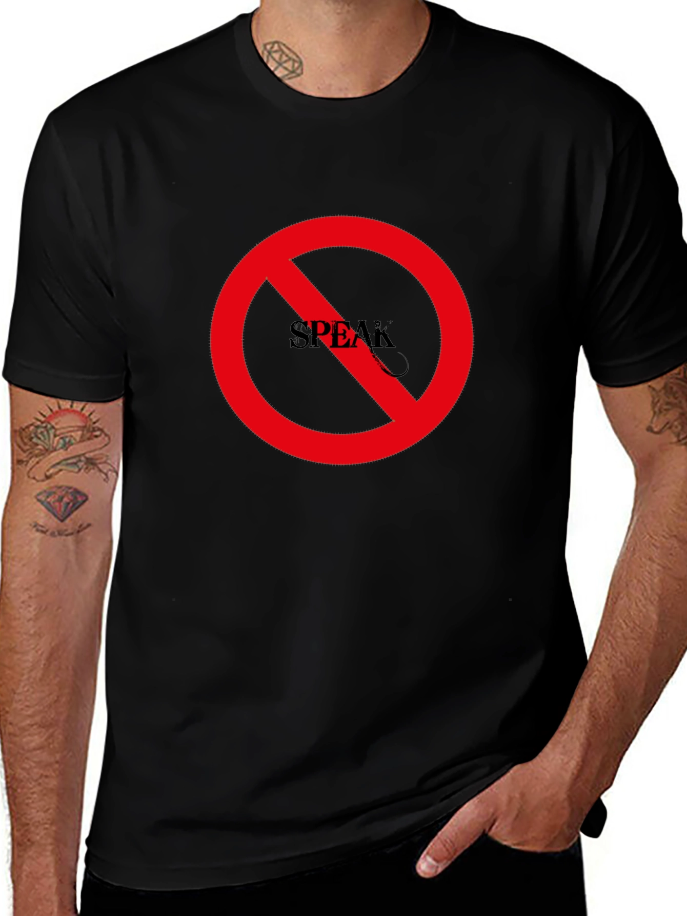 No Speak T-Shirt - Express Yourself Without Words