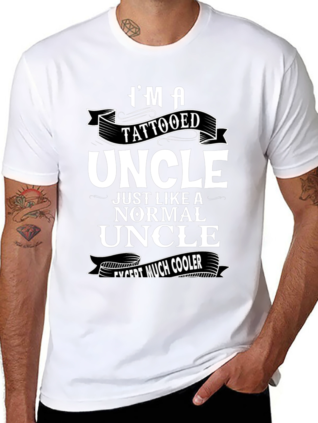 Tattooed Uncle Graphic T-Shirt