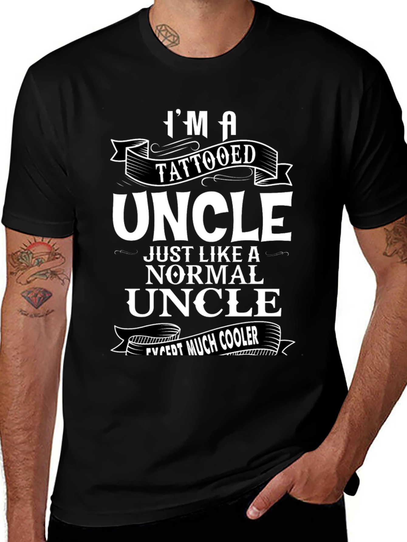 Tattooed Uncle Graphic T-Shirt