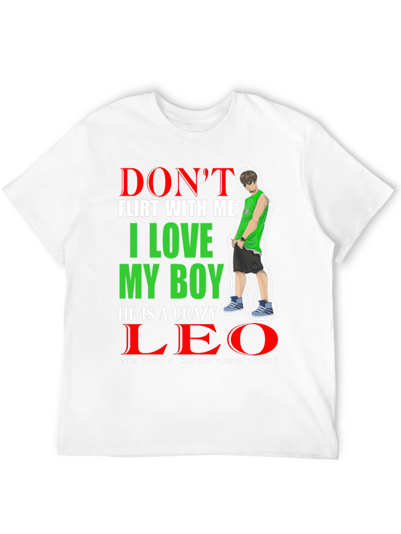 Dont Flirt With Me I Love My Boy T-Shirt