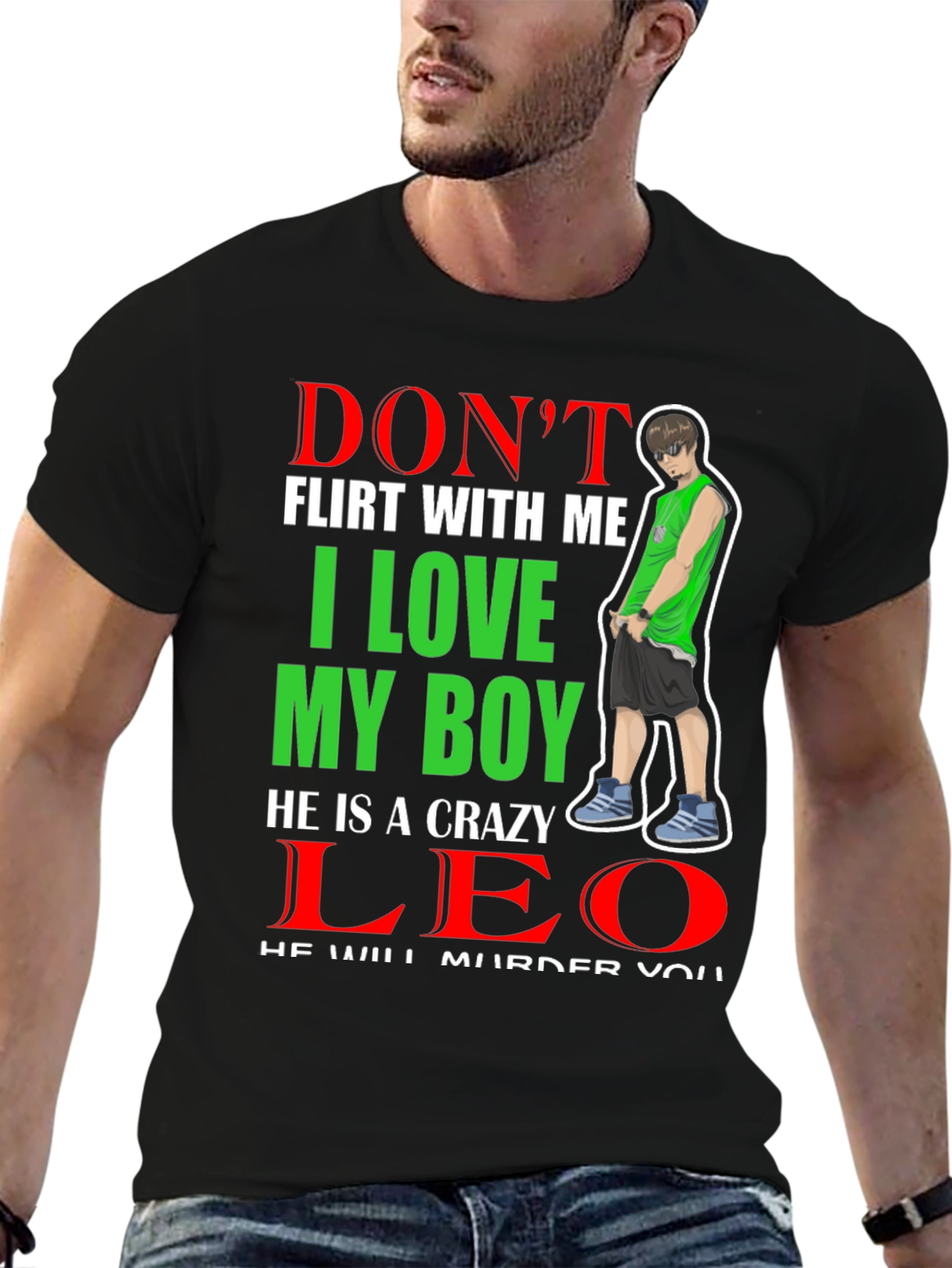 Dont Flirt With Me I Love My Boy T-Shirt