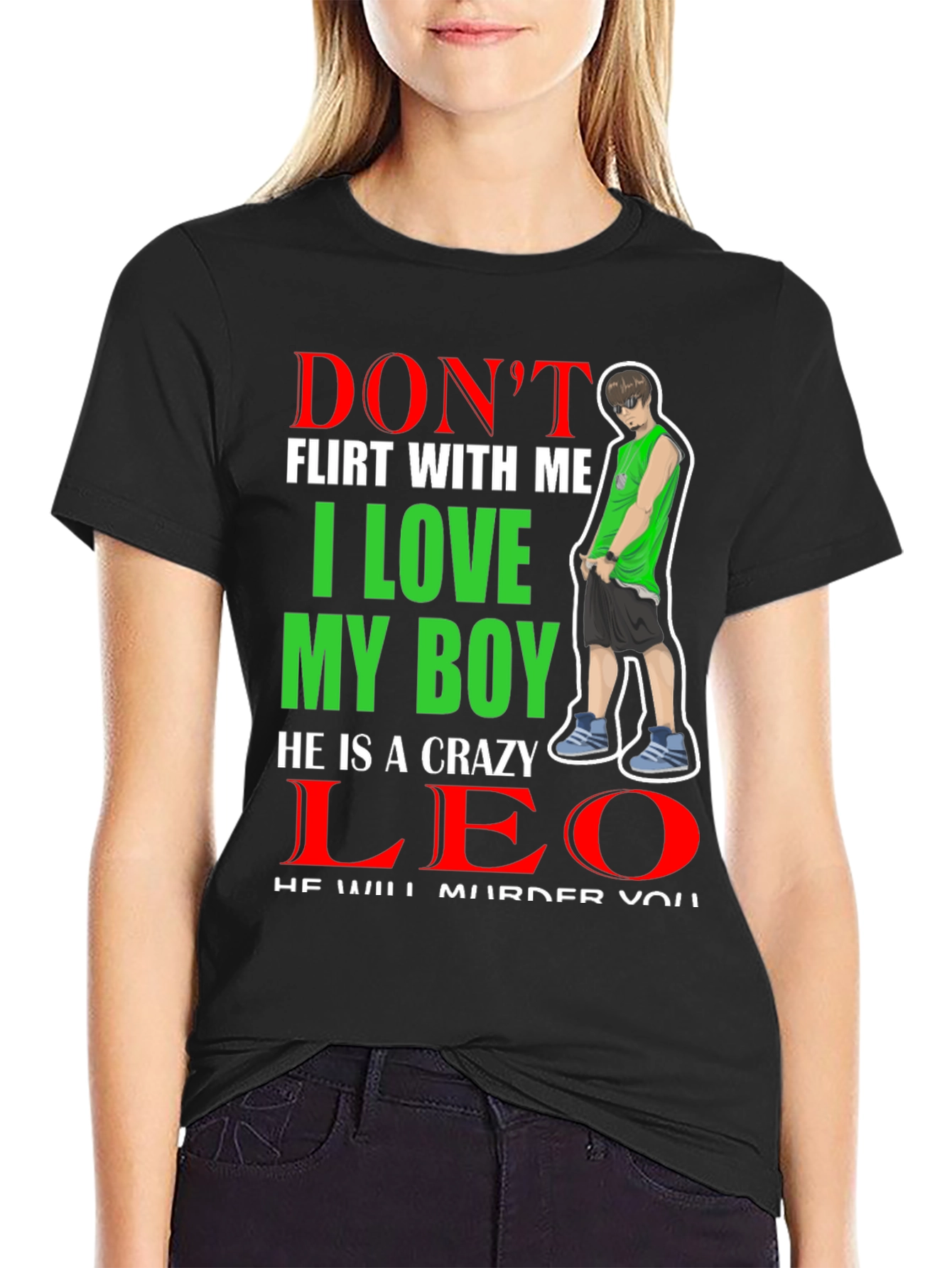 Dont Flirt With Me I Love My Boy T-Shirt
