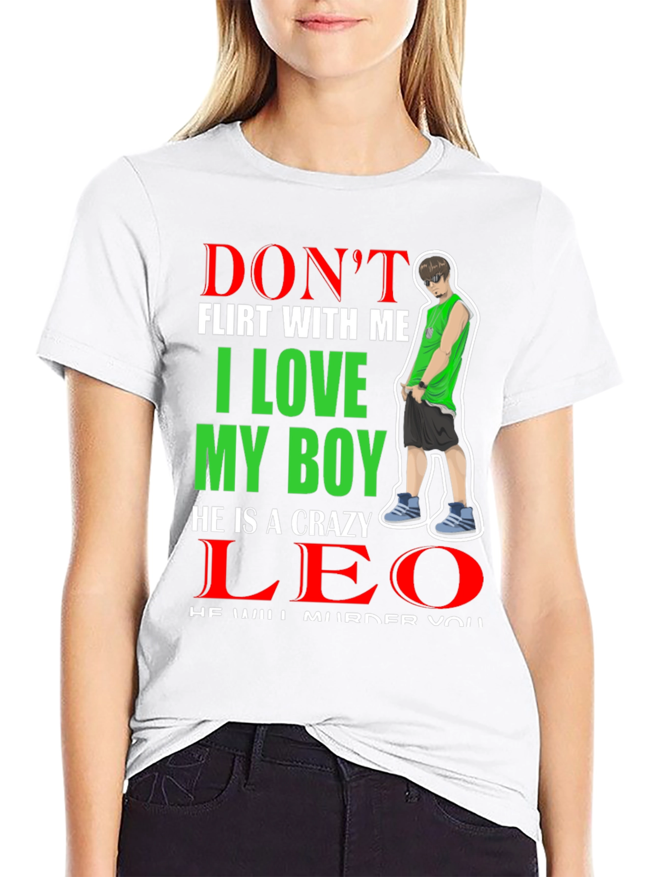 Dont Flirt With Me I Love My Boy T-Shirt