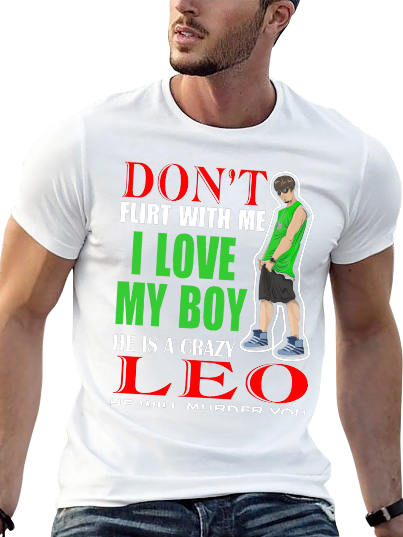 Dont Flirt With Me I Love My Boy T-Shirt