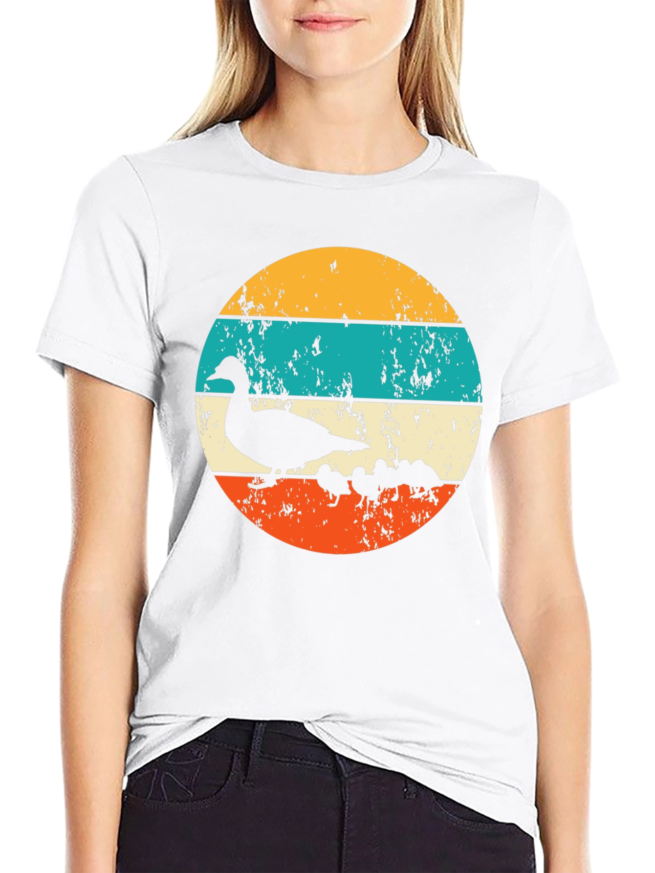 Retro Ducklings Graphic Tee