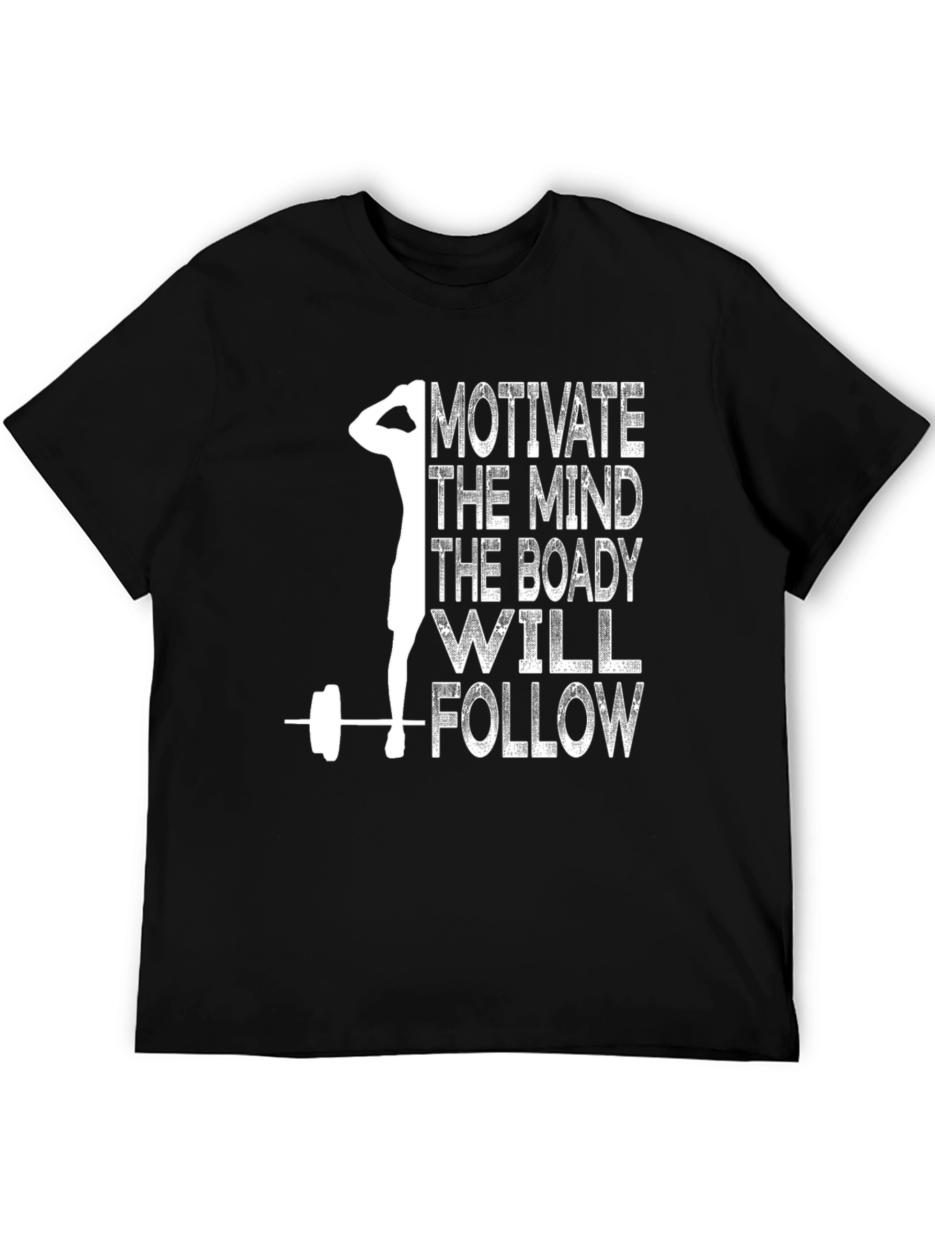 Motivate the Mind T-Shirt - Gym Workout Apparel