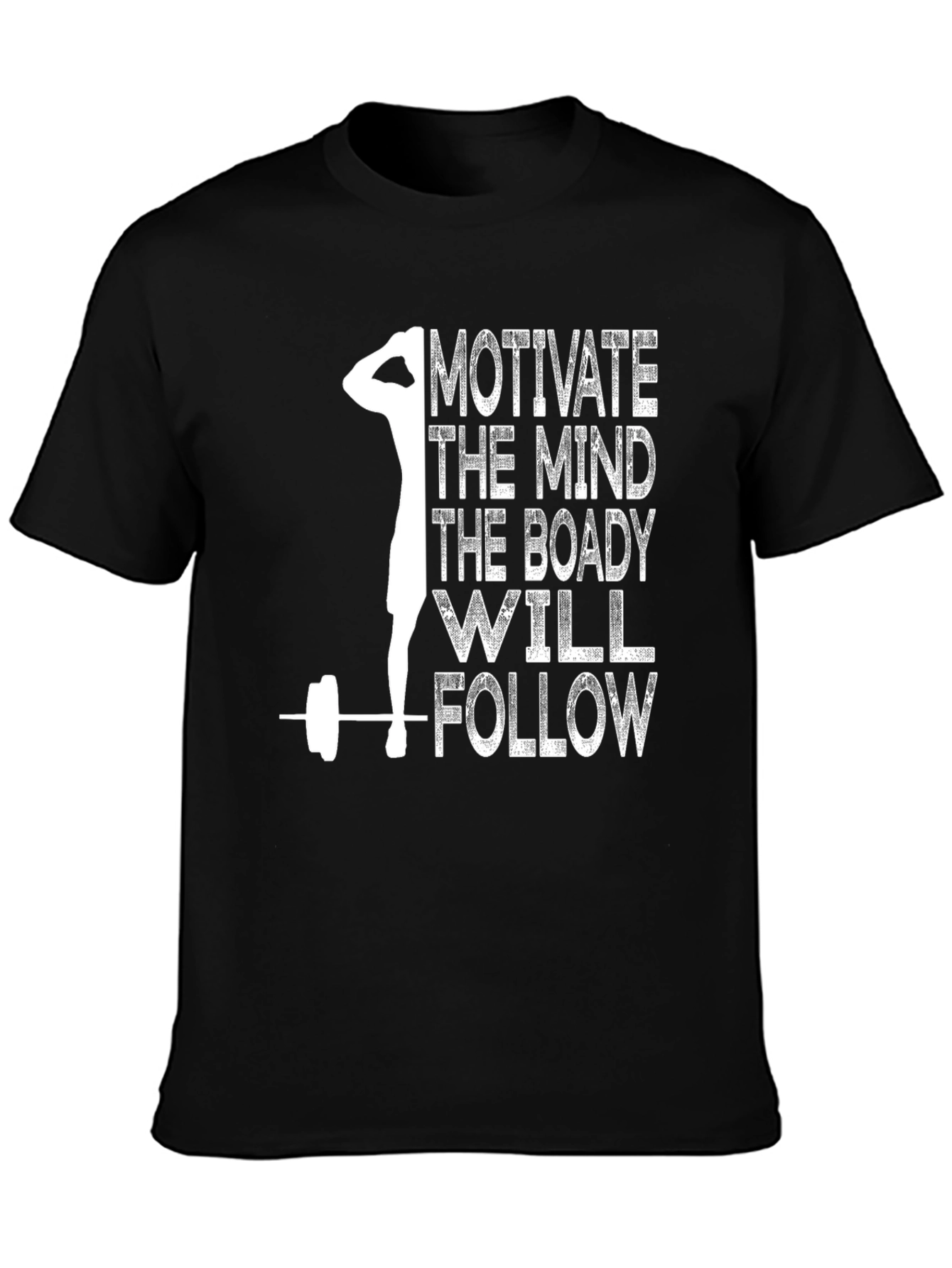 Motivate the Mind T-Shirt - Gym Workout Apparel