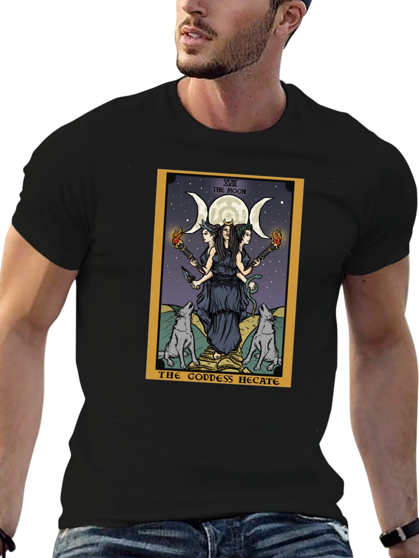 Hecate Tarot Card Graphic T-Shirt