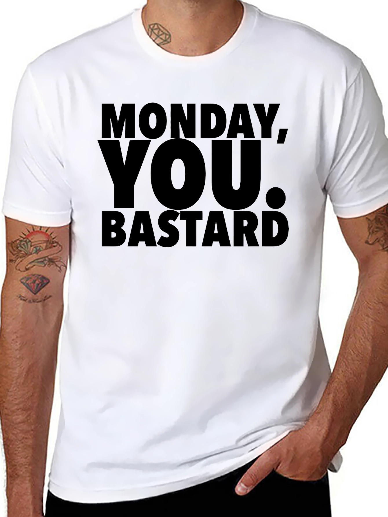 Monday You Bastard Graphic T-Shirt