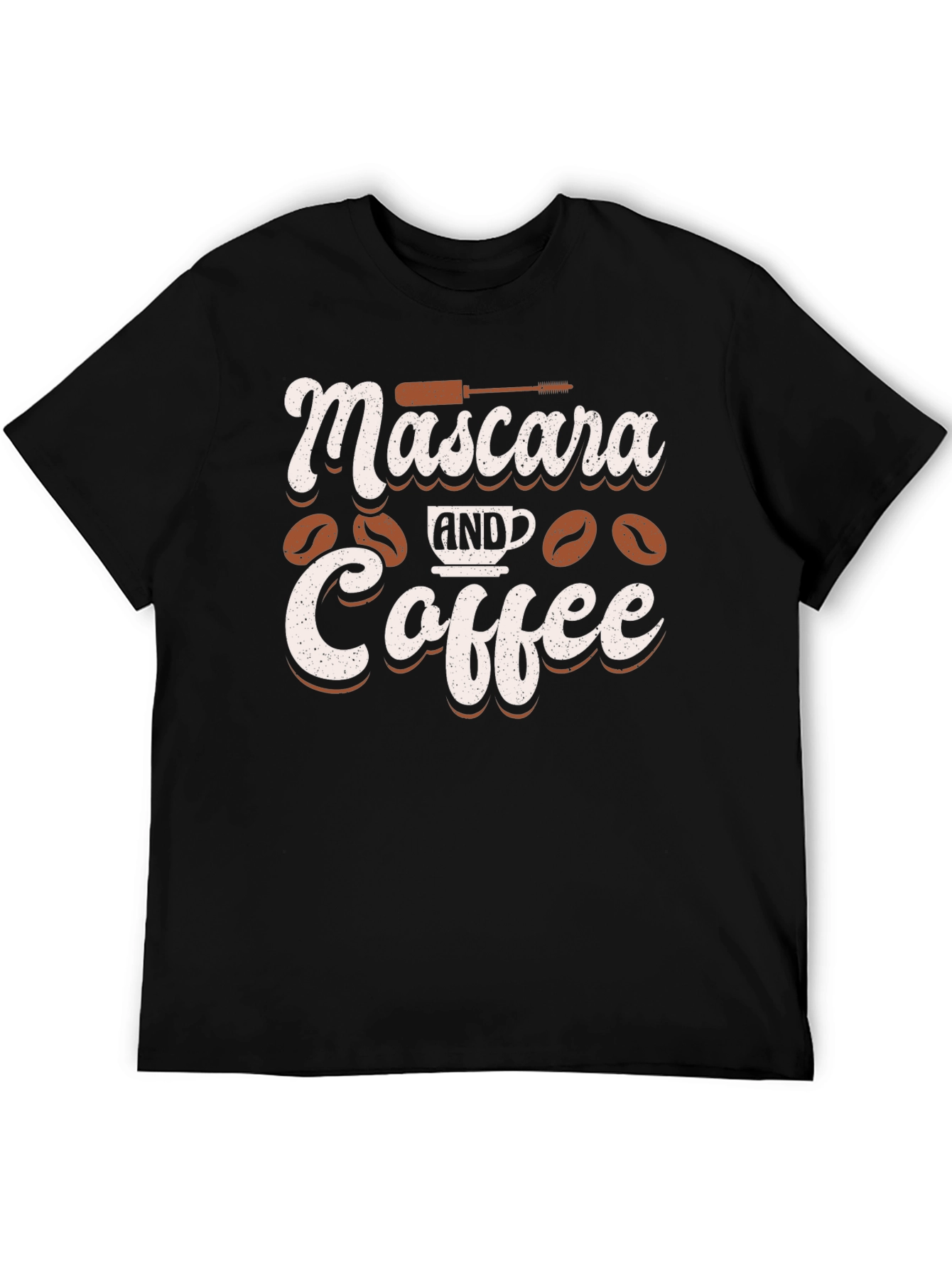 Mascara and Coffee Graphic Tee
