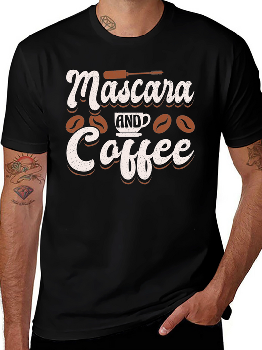 Mascara and Coffee Graphic Tee