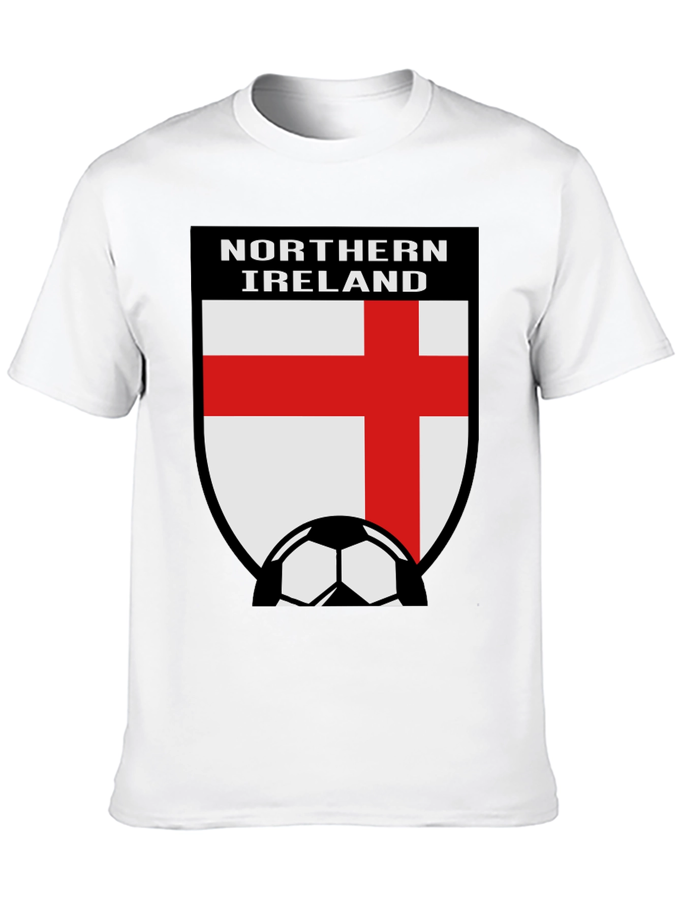 Northern Ireland Soccer Fan T-Shirt - Black