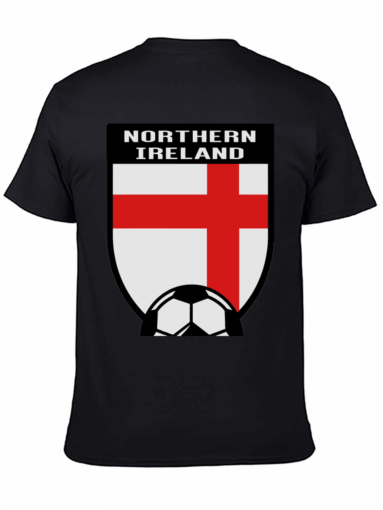 Northern Ireland Soccer Fan T-Shirt - Black