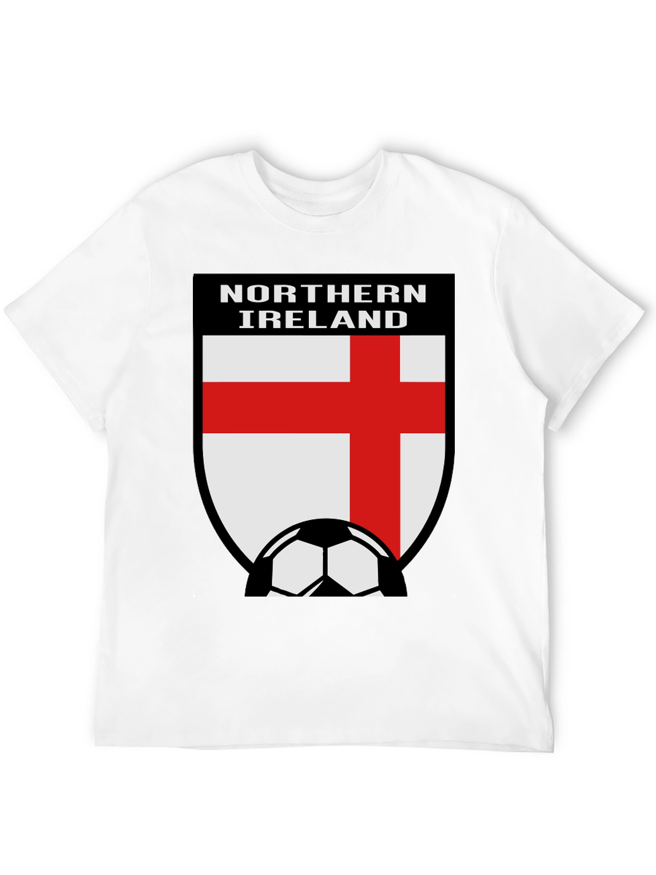 Northern Ireland Soccer Fan T-Shirt - Black
